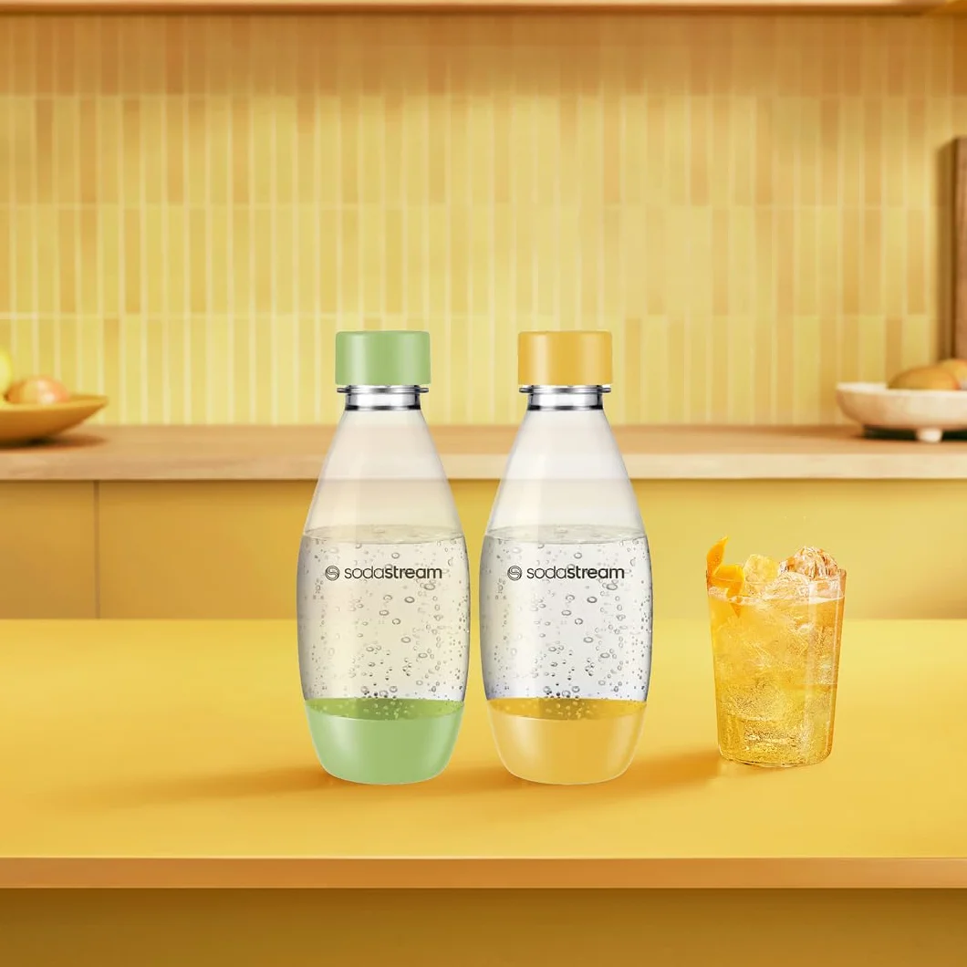 Sodastream Duopack Fuse Butelka, Metal, Przezroczysty, 2 * 500 ml