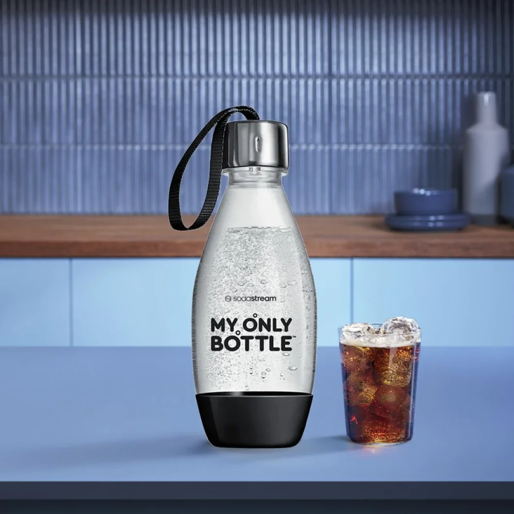 SodaStream 0,5 Litrowa Butelka z Kolekcji My Only Bottle, Czarna