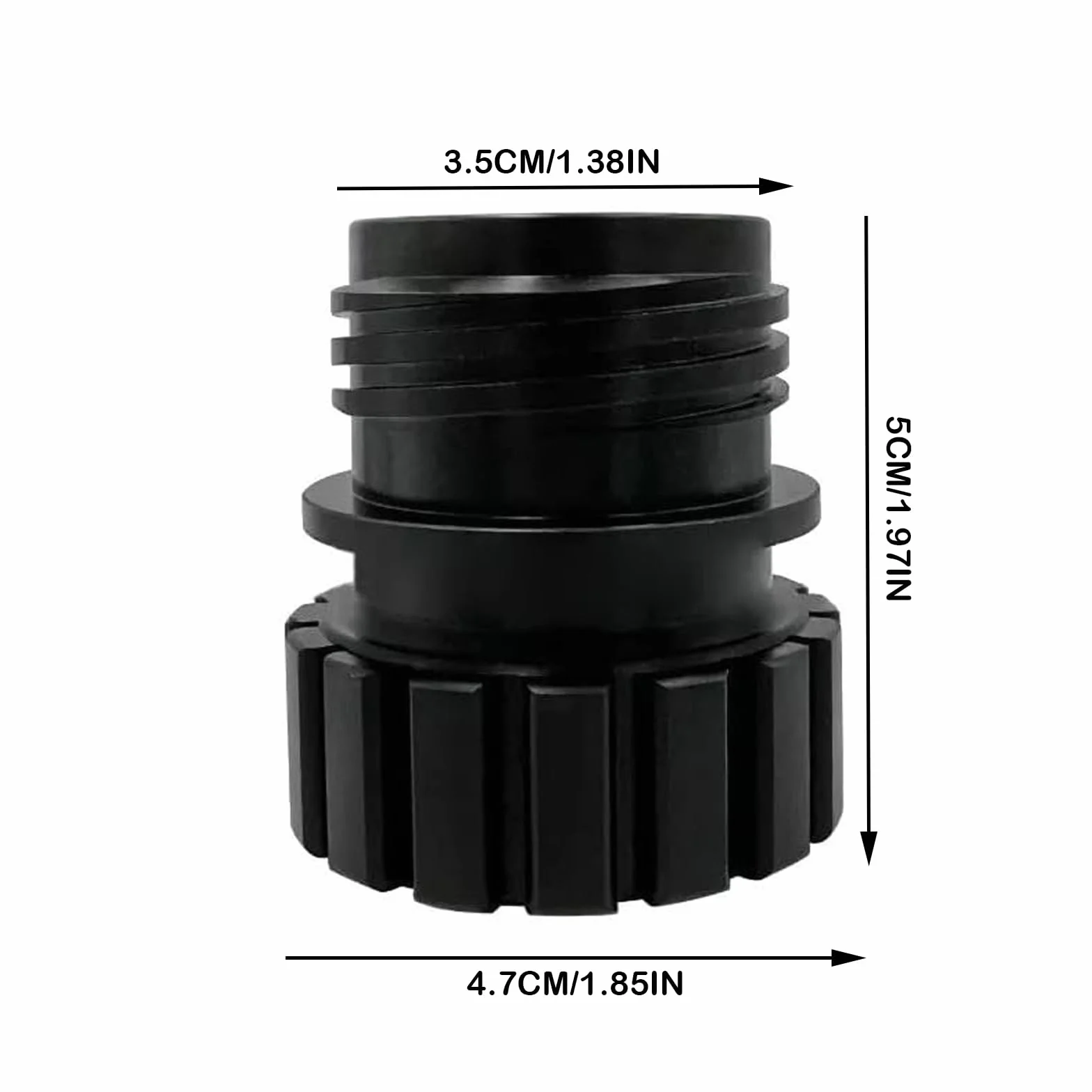 Adapter, szybkozłączka kryształowa, szklany adapter, adapter do butelek z napojami gazowanymi do wody terra 0,7 l i szybkozłączką