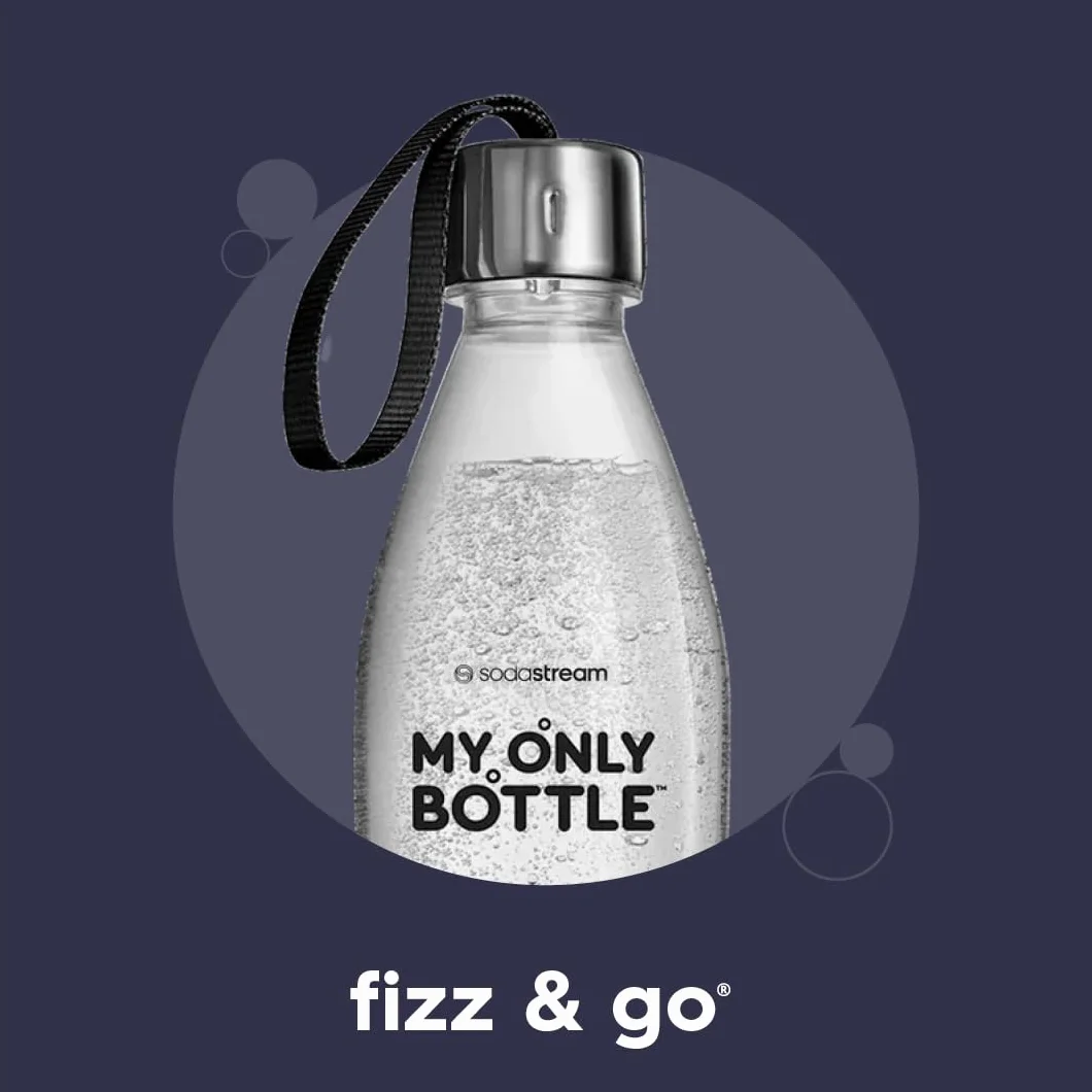 SodaStream 0,5 Litrowa Butelka z Kolekcji My Only Bottle, Czarna